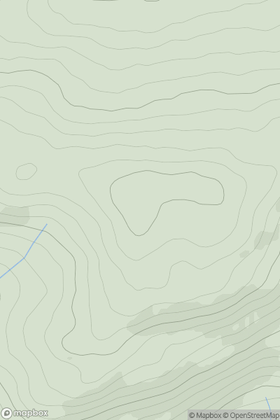Thumbnail image for Craig Hill [Carrick and Galloway] [NX524635] showing contour plot for surrounding peak